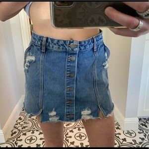 Carmar’s Tybalt Button Front Skirt